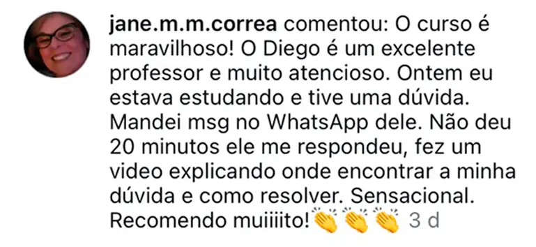 Depoimento de cliente 8