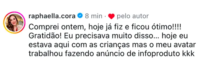 Depoimento de cliente 2